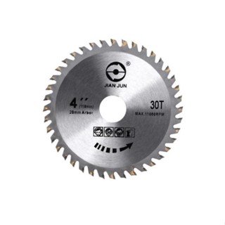 1ชิ้น ใบเลื่อยวงเดือน 4"  X 30T   TCT SAW 110mm นิ้ว ใช้สำหรับงานไม้ สามารถตัดได้้ที่ความหนา เหมาะกับงานซ่อมบำรุง ตกแต่ง