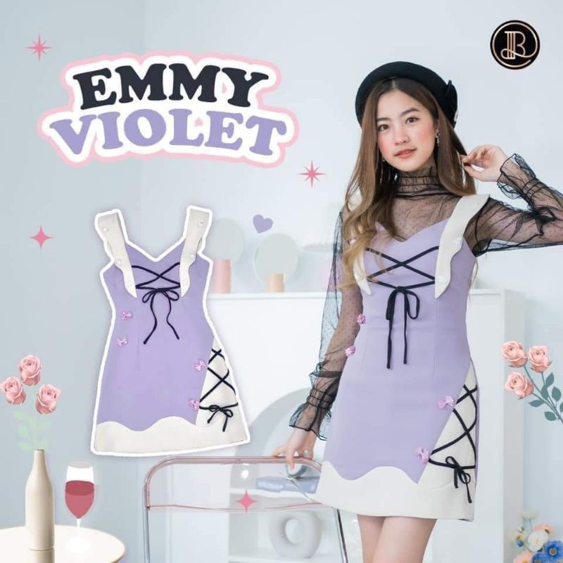 🦛 BLT​ Emmy Violet​ Dress​ Size.S​ 🦛