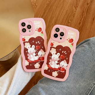 เคสโทรศัพท์ซิลิโคน TPU แบบนิ่ม ลายกระต่าย เชอร์รี่ สําหรับ Huawei NOVA 5T 7i 7 8 9 se 7se 9se 10 P30 P40 P50 MATE 30 40 50 PRO Y7 PRO Y9 Prime 2019