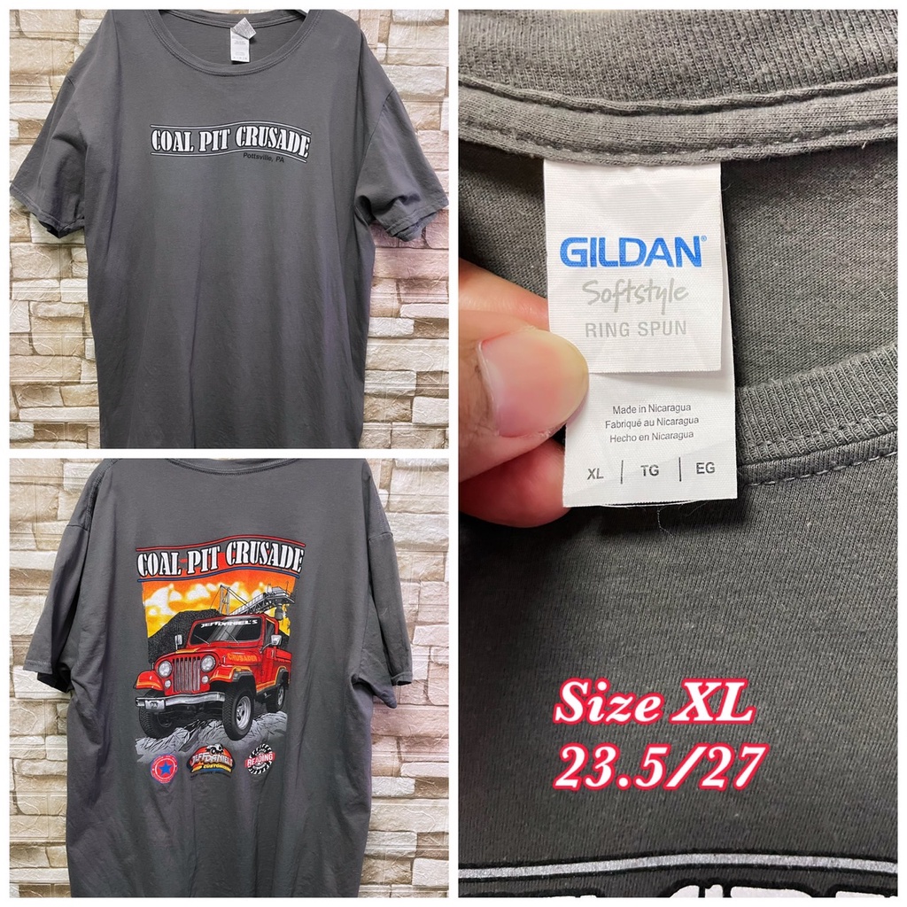 เสื้อมือสองของแท้ Gildan Size XL