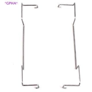 GPHA&gt; 1Pair 12CM Computer CPU Cooling Fan Clip Steel Wire Fastener Metal Clip new