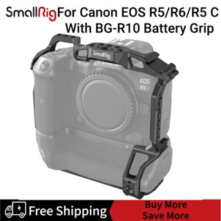 SmallRig Camera Cage for Canon EOS R5/R6/R5 C with BG-R10 Battery Grip 3464