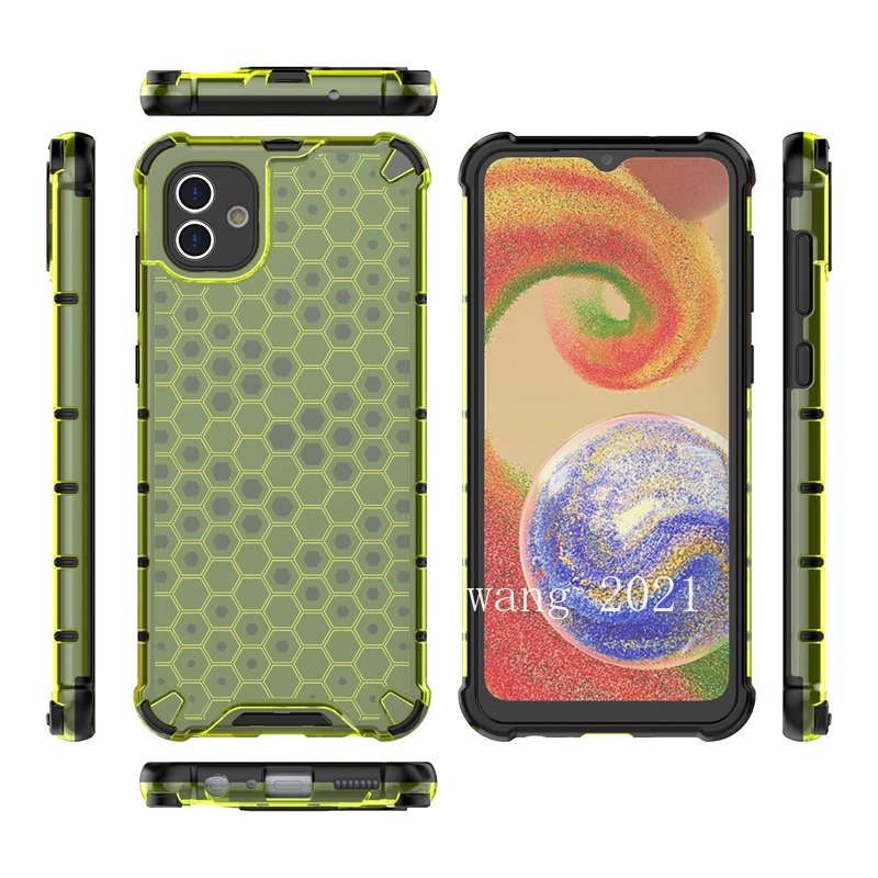 Ready Stock Phone Case เคส Samsung Galaxy A04e A04 4G Casing Honeycomb Technology Durable and Drop Resistant Camera Protective Hard Case เคสโทรศัพท #8