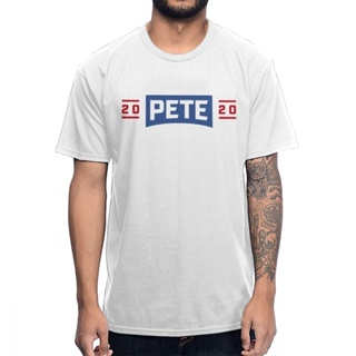 เสื้อยืด คอกลม ผ้าฝ้าย 100% พิมพ์ลาย Pete Buttigieg President Awesome แฟชั่นฤดูร้อน สําหรับผู้ชาย