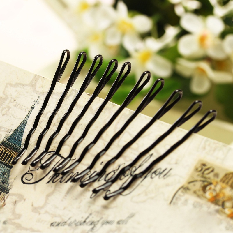 กิ๊บติดผม สีดํา แบบเรียบง่าย สไตล์เกาหลี และญี่ปุ่น สําหรับผู้หญิง และผู้ใหญ่ - รูปที่ 3