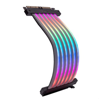 AZZA Riser RGB PCIe 3.0 4.0 200mm GPU Cable ACAZ-20R-L - Series สายไรเซอร์ Riser Card Warranty 1Year