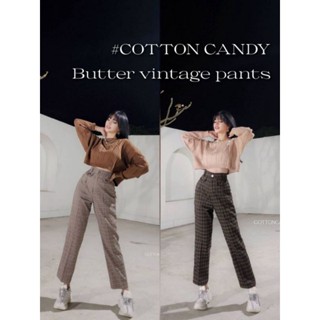 #COTTON CANDY 🍭 ขายาว  Butter vintage pants