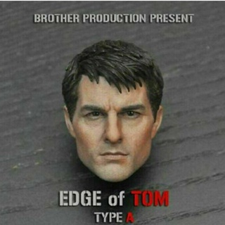 โมเดลฟิกเกอร์ Tom Cruise Head Sculpt Male Head สเกล 1/6 2019 Edge of Tomorrow ขนาด 12 นิ้ว ของเล่นสําหรับเด็ก