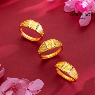 Ga พร้อมส่ง เครื่องประดับแฟชั่น รูปกรุงเทพมหานคร 24K ปรับได้ ไม่จางหาย สําหรับผู้ชาย