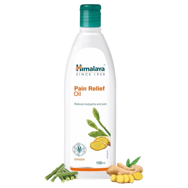 (ซื้อในไลฟ์ 79 บาท)น้ำมันนวดเย็นเพื่อผ่อนคลายกล้ามเนื้อ Himalaya Pain Relief Oil 100ml