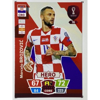 การ์ดนักฟุตบอล Marcelo Brozovic ฟุตบอลโลก world cup 2022 การ์ดสะสม croatia การ์ดนักเตะ โครเอเชีย