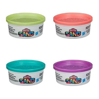 Hasbro Play-Doh Sand เพลย์โดว์ แบบทรายกระปุกเดี่ยว (คละสี) ของเล่นเด็ก เสริมจินตนาการ สินค้าลิขสิทธิ์แท้ (ราคาต่อกระปุก)