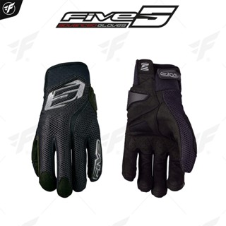 ถุงมือสำหรับขับขี่มอเตอร์ไซค์/ถุงมือการ์ด FIVE ADVANCED GLOVES RS5 AIR BLACK