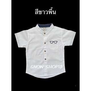 เสื้อเด็กแขนสั้น คอจีน(s,m,L,xl,2xl)