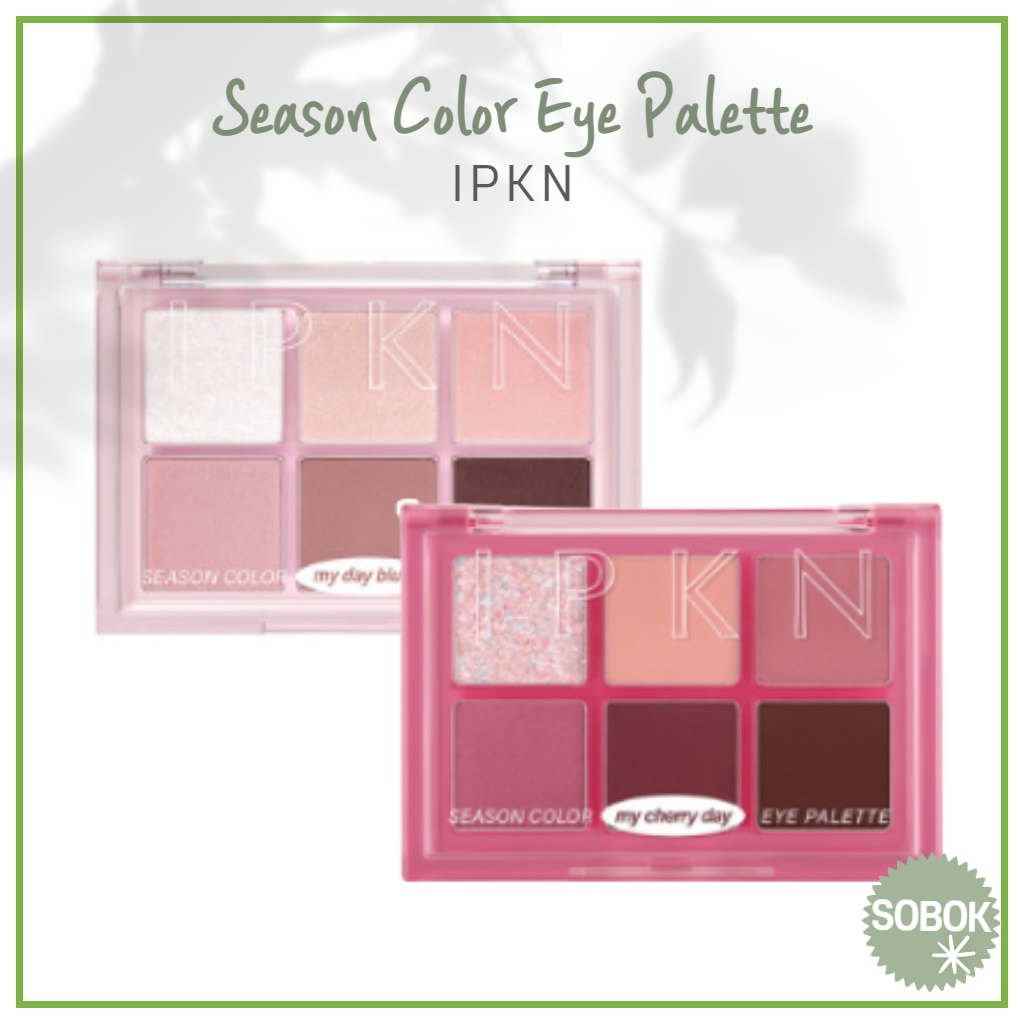 [IPKN] Season Color Eye Palette 2 แบบ / พาเลทอาย อายแชโดว์ My Cherry Day My Day Blush