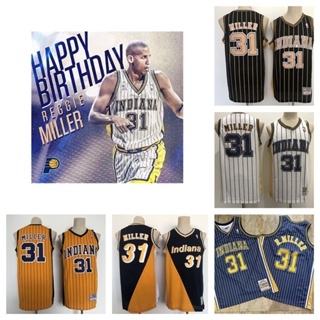 Indiana Pacers #31 Reggie Miller เสื้อสเวตเตอร์ของเสื้อบาสเก็ตบอล NBA Jersey