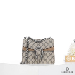 GUCCI DIONYSUS MINI BEIGE GG SUPREME MONOGRAM RHW