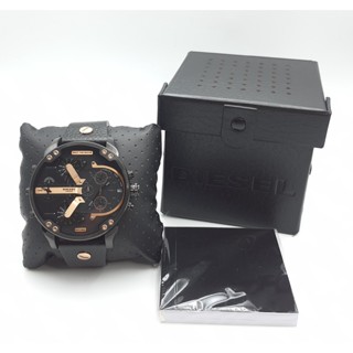 นาฬิกา DIESEL MENS DZ7350 57 MM MR.DADDY 2.0 QUARTZ CHRONOGRAPH 3 TIME ZONE พร้อมกล่อง (ใหม่)