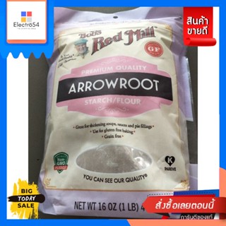 Bobs Red Mill Arrowroot Starch Flour 454g. แป้งจากมันฝรั่ง100%UOU ImportBobs Red Mill Arrowroot Starch Flour 454g. 100