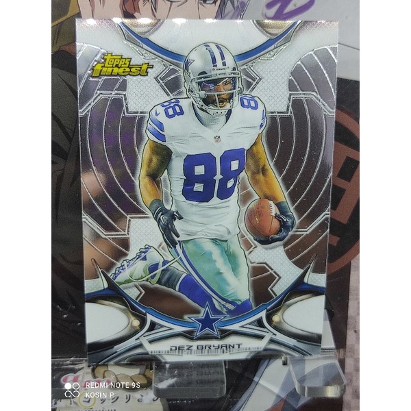 การ์ด Dez Bryant Topps Finest 2015 Dallas cowboys no.125 สภาพสวย สำหรับสะสม แฟน Cowboys ห้ามพลาด ของ