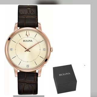 นาฬิกา BULOVA MENS 97P122 QUARTZ พร้อมกล่อง (ใหม่)