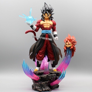 โมเดลฟิกเกอร์ PVC รูปปั้นอนิเมะ Dragon Ball Vegetto SSJ4 Son Goku Vegeta ขนาด 37 ซม. ของเล่นสําหรับเด็ก