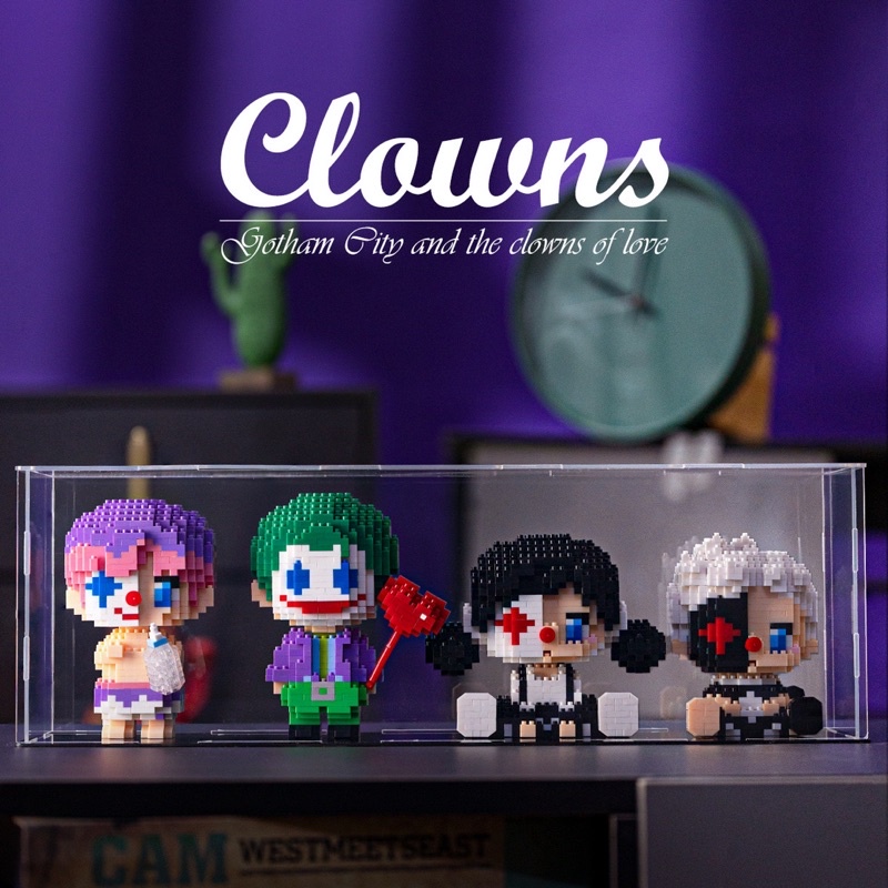 ตัวต่อนาโน Size XXL - Cholechuang 6725-6728 Joker Clowns of Gotham