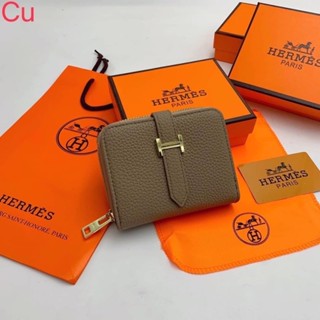 hermes wallet กระเป๋าเงินใบสั้น กระเป๋าเงินผู้หญิง กระเป๋าสตางค์ กระเป๋าเงิน กระเป๋าสตางค์