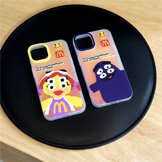 &lt;iPhone Case&gt; เคสโทรศัพท์มือถือ เคลือบเลเซอร์สองชั้น สําหรับ iPhone 14 Pro max 13Pro 12 11