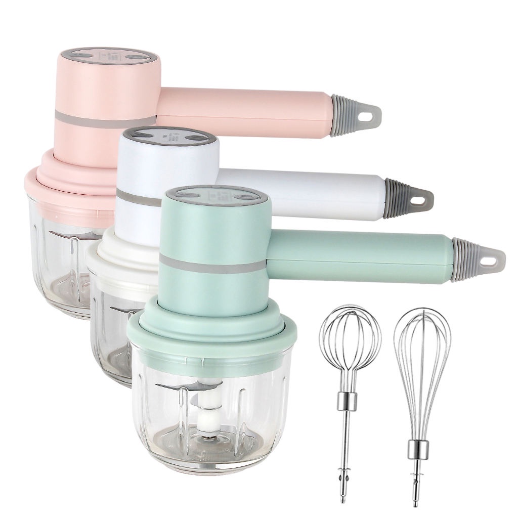 Cordless Portable Garlic Blender High Power Egg Whisk Foamer Blender