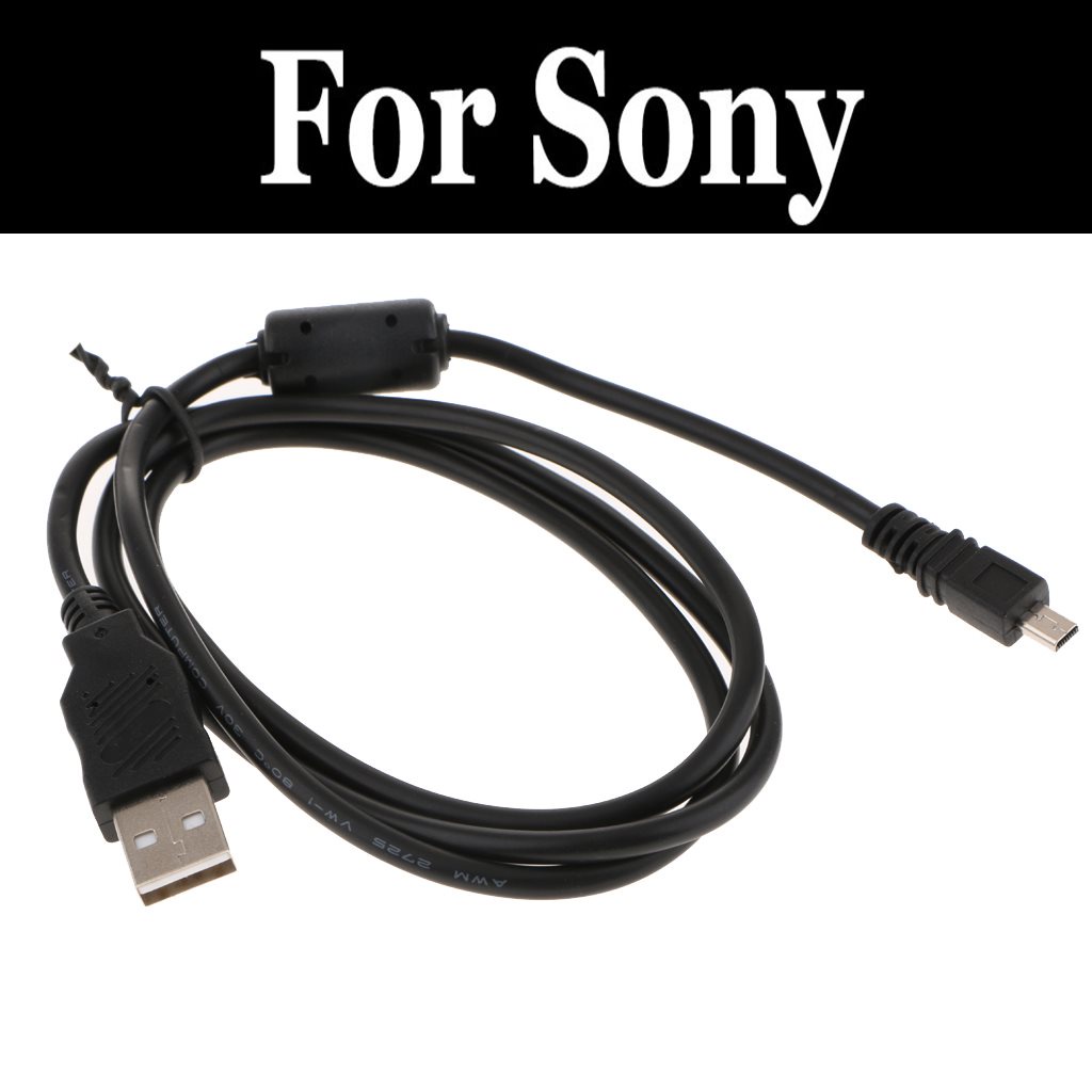 8 Pin universal กล้องดิจิตอลสายเคเบิลข้อมูล USB สําหรับ sony Cyber shot DSC HX30V HX350 HX400V HX5 H