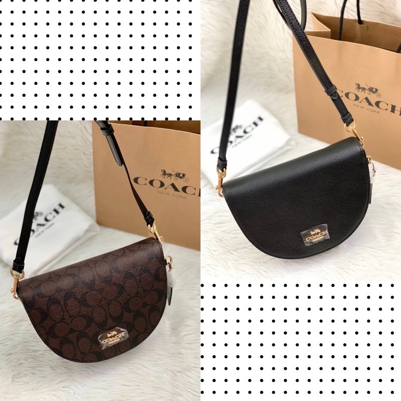 กระเป๋าสะพายหนังแท้ Coach Ellen Crossbody Bag Shopee Thailand