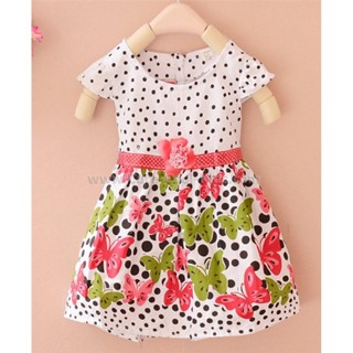 Dress-882 ชุดกระโปรงเด็กหญิง Size-90 (1-2Y)