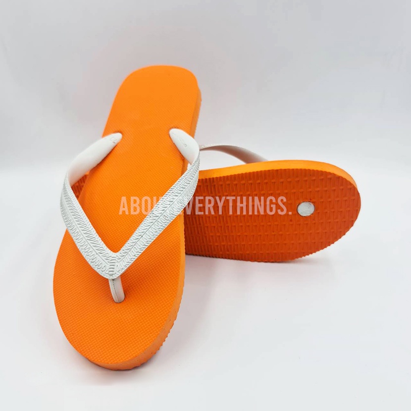 A5 รองเท้าแตะหูหนีบ ทำจากยางพารา รุ่น amazon พื้นสีหูขาว พื้นนิ่ม ใส่สบาย ไม่ดีดน้ำ มีให้เลือก 9 สี - รูปที่ 3