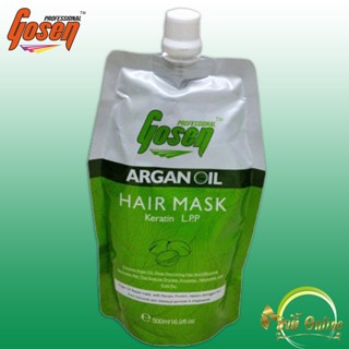 GOSEN ARGANOIL HAIR MASK โกเซ็น อาร์แกน ออยล์ แฮร์ มาส์ก 500ml