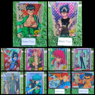 [ของแท้]ญี่ปุ่น💯 การ์ดคนเก่งฟ้าประทาน YuYu Hakusho ฮิเอ ยูสุเกะ คุราม่า คุวาบาร่า ฯ Card reflection