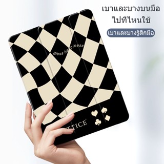 for เคสไอแพด หลังPCแบบใส แข็งกันงอ gen7 gen8 gen9 10.2 pro11 for case เคสไอแพด Gen10 10.9 2022 พร้อมช่องเก็บปากกา ลายการ