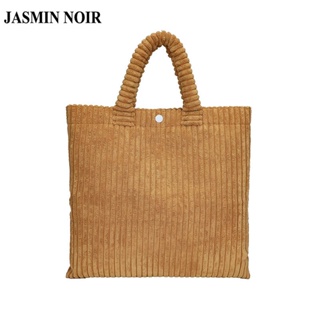 Jasmin NOIR กระเป๋าถือ กระเป๋าสะพายข้าง ผ้าสักหลาด เรียบง่าย สําหรับผู้หญิง