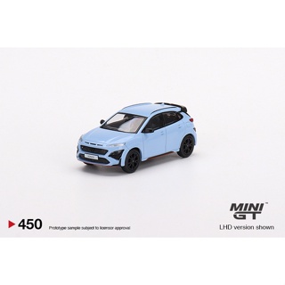 MINI GT 1/64 No.450 Hyundai KONA N Performance Blue LHD MGT00450-L