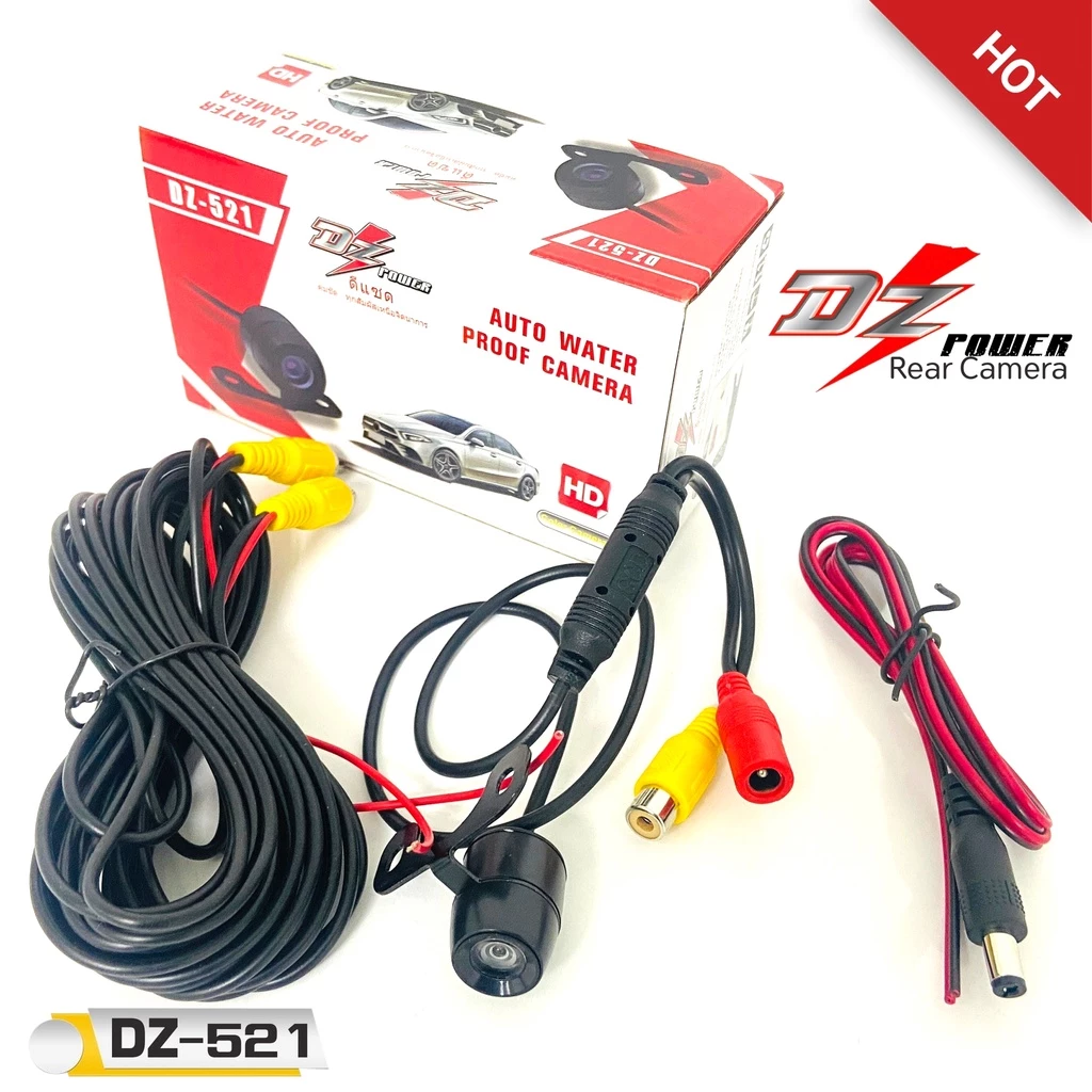 กล้องมองหลังติดรถยนต์ DZ POWER รุ่นDZ521 แบบปีกผีเสื้อกลม ติดกับวิทยุ จอ 2ดิน ติดกันชนรถเก๋ง กระบะ รถตู้ กันน้ำได้ดี thumbnail 9