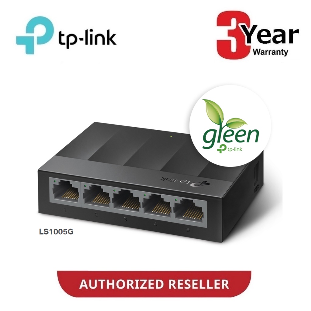 TP-Link TL-LS1005G / LS1005G 5-Port 10/100/1000Mbps Desktop Switch