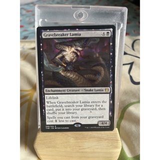 การ์ด MTG Gravebreaker Lamia Black Magic the gathering EDH Rare รุ่น THB สภาพ Nm