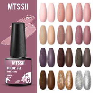 MTSSII เจลสี 6ml เจลปั้นนูนเล็บ เจลลี่ ยาทาเล็บเจล สีทาเล็บกึ่งเจล เล็บเจลแท้ UV Nail Gel Polish Nail Art