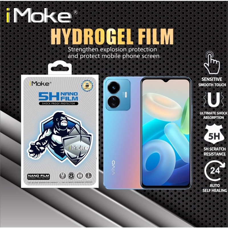 IMoke ฟิล์มไฮโดรเจลสําหรับ Vivo Y77 5G/Y76 5G/Y76s/Y20