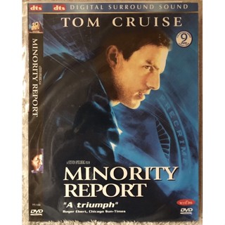 DVD Minority Report  ดีวีดี หน่วยสกัดอาชญากรรม (ทอมครูซ)(แนวแอคชั่น ระทึกขวัญ) (มีพากย์ไทย+อังกฤษ+ซับไทย)