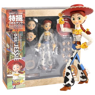 Toy Story Revoltech เลขที่. โมเดลฟิกเกอร์ PVC 048 Jessie 010 Woody 011 Buzz Lightyear ของเล่นสะสม สําหรับเด็ก