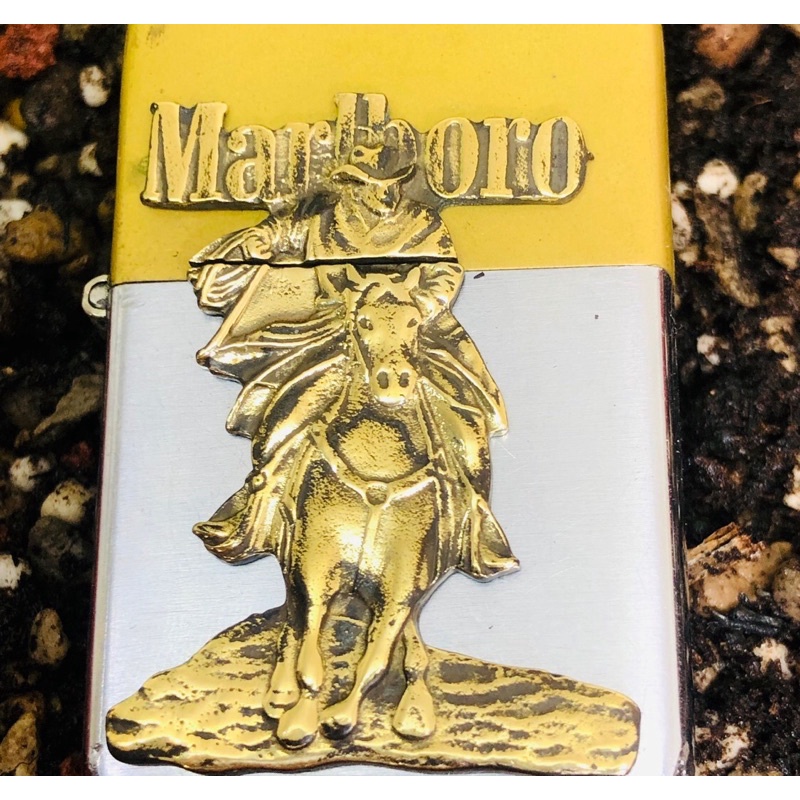 Eblem Marlboro ขี่สติ๊กเกอร์ Zipo