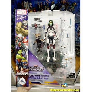 [2017.03] DST Marvel Select Guardian of The Galaxy Gamora &amp; Rocket (Disney Exclusive) 7-Inch Figure