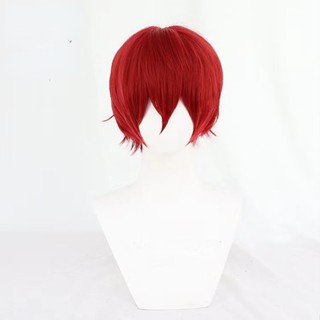 Misscoo Karma Akabane / Akashi Seijuro / Naruto Sasori วิกผมคอสเพลย์ วิกผมสังเคราะห์ ทนความร้อน สีแดง