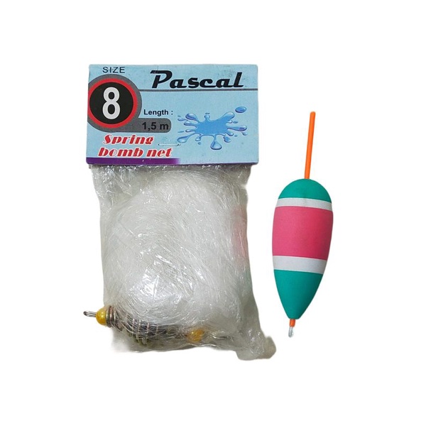 FISHING NET BOOM NET THROWING NET + BUOY